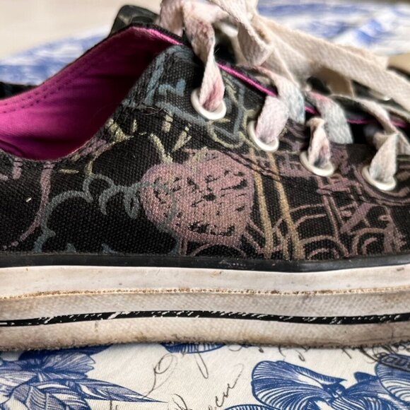 Converse Women's All Star Graffiti Shoes Size 8 - Picture 3 of 8